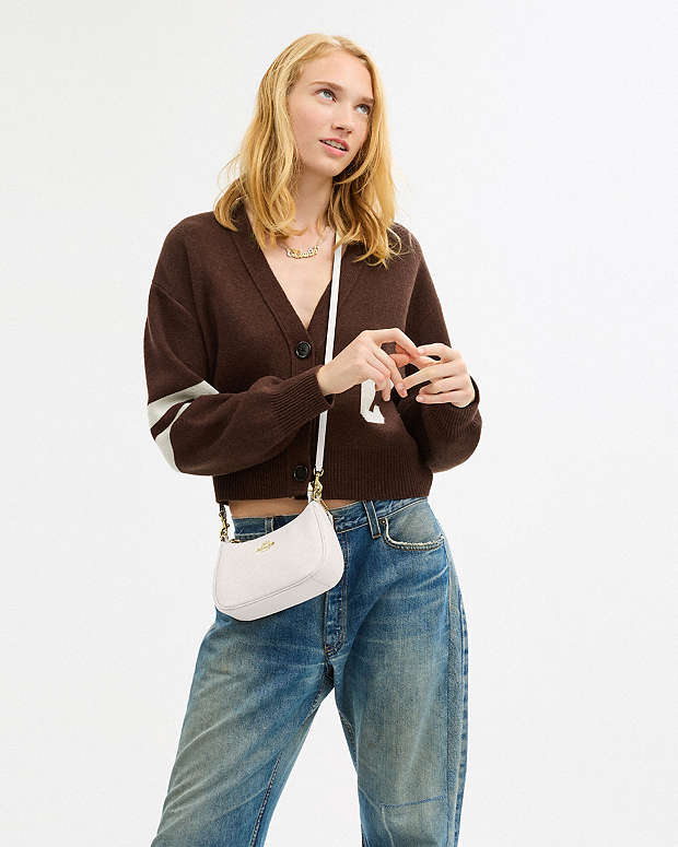 Teri Mini Crossbody Bag Pebbled Leather-Gold-Chalk Pebbled Leather-Gold-Chalk