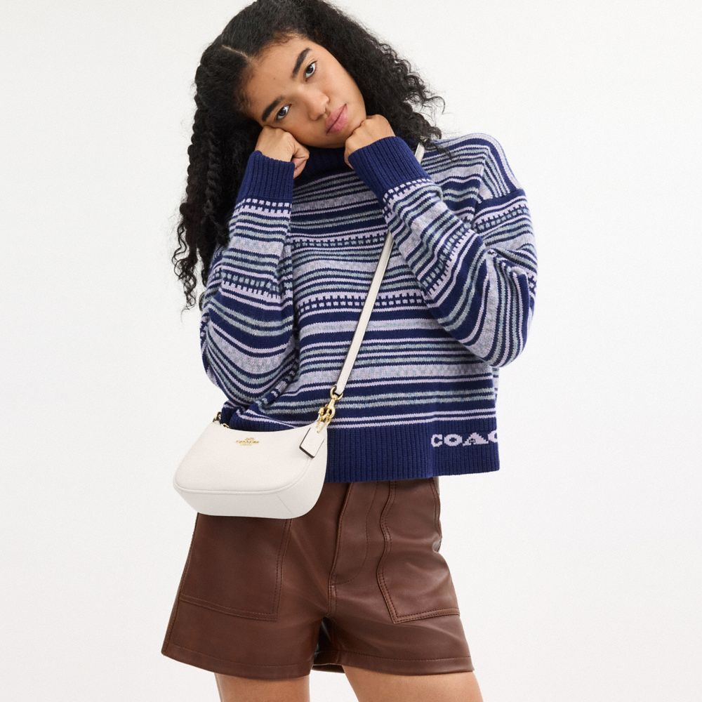 Coach Teri Mini Crossbody Bag Gold Chalk