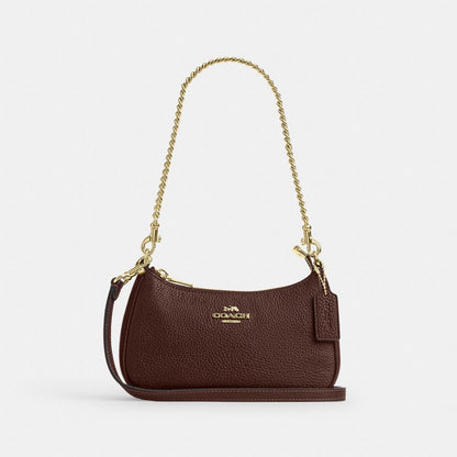 Coach Teri Mini Crossbody Bag Gold Maple