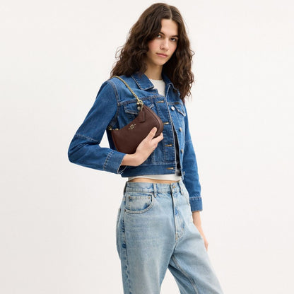 Coach Teri Mini Crossbody Bag Gold Maple