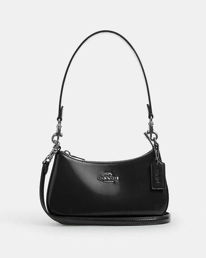 Teri Mini Crossbody Bag Novelty Leather-Silver-Black Novelty Leather-Silver-Black