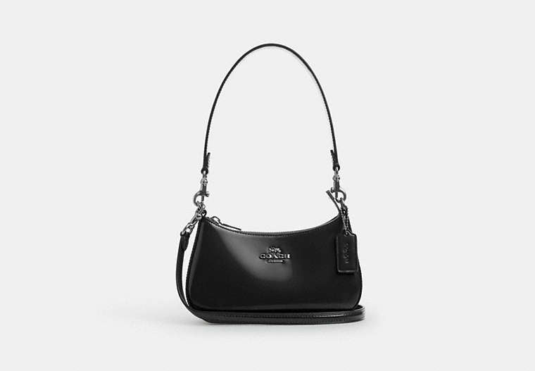Teri Mini Crossbody Bag Novelty Leather-Silver-Black Novelty Leather-Silver-Black