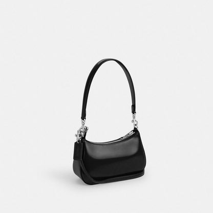 Coach Teri Mini Crossbody Bag Silver Black