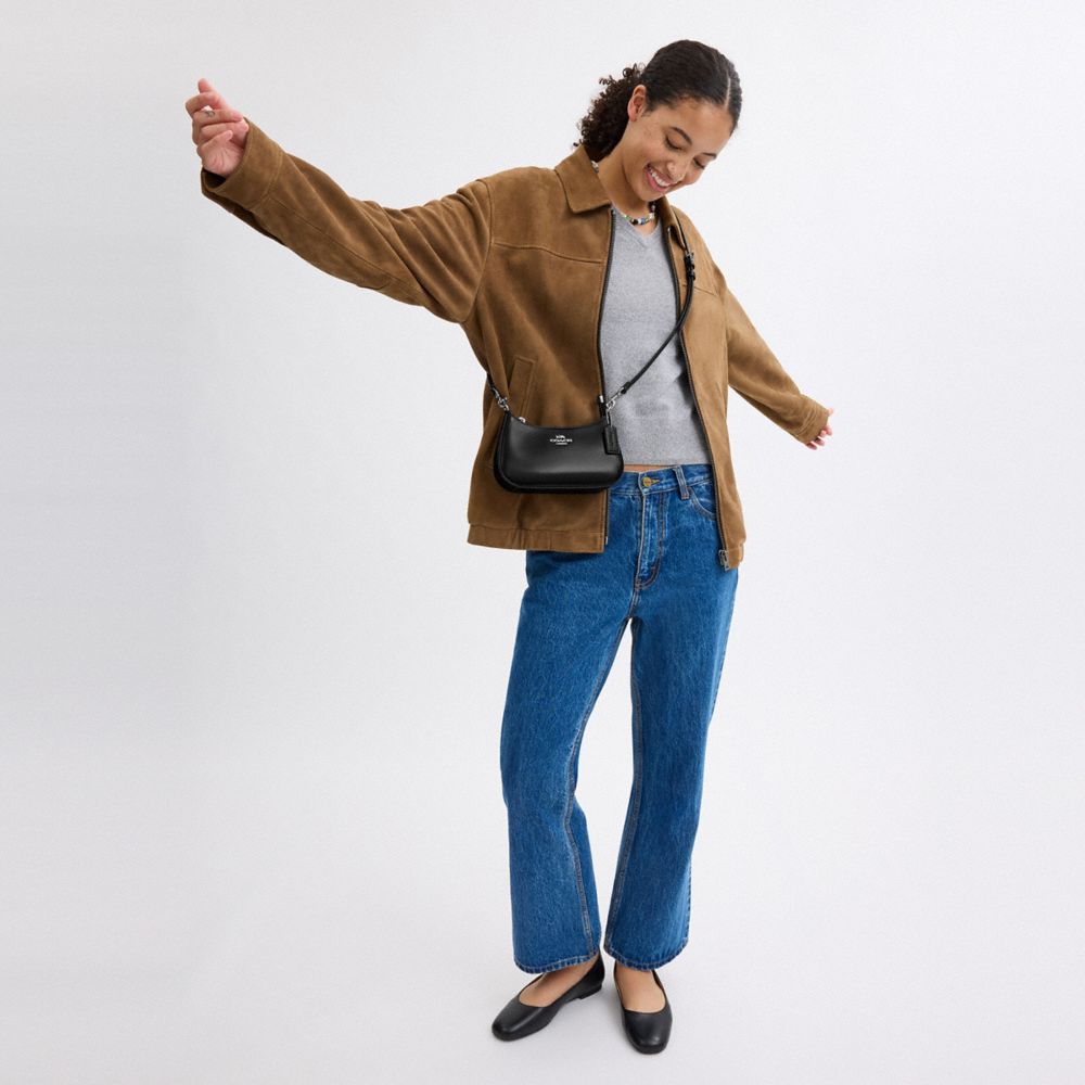 Coach Teri Mini Crossbody Bag Silver