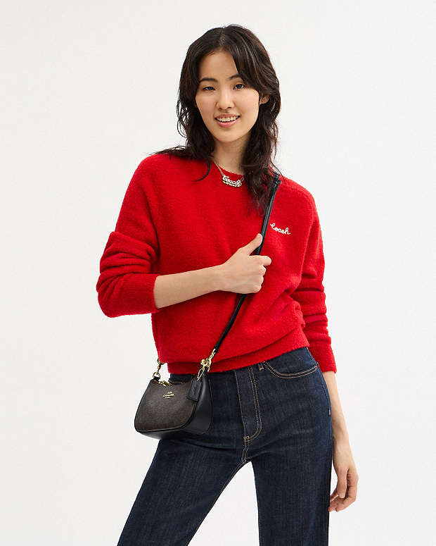 Teri Mini Crossbody Bag In Signature Canvas Signature Canvas-Gold-Walnut-Black Signature Canvas-Gold-Walnut-Black