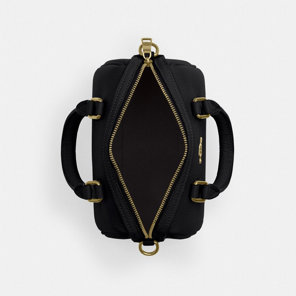 Coach Mini Rowan Crossbody Bag Gold Black