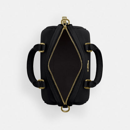 Coach Mini Rowan Crossbody Bag Gold Black