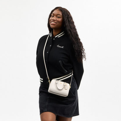 Coach Mini Rowan Crossbody Bag Gold Chalk