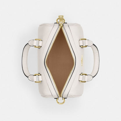Coach Mini Rowan Crossbody Bag Gold Chalk