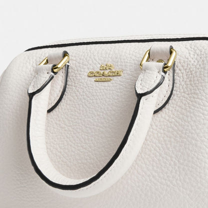 Coach Mini Rowan Crossbody Bag Gold Chalk