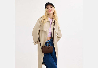 Mini Rowan Crossbody Bag Pebbled Leather-Silver-Maple Pebbled Leather-Silver-Maple