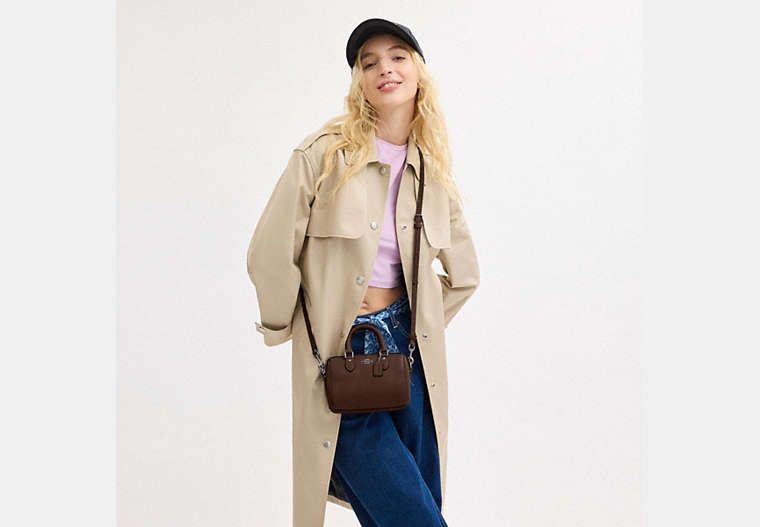 Mini Rowan Crossbody Bag Pebbled Leather-Silver-Maple Pebbled Leather-Silver-Maple