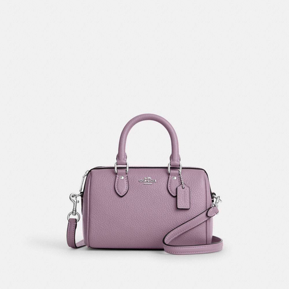 Coach Mini Rowan Crossbody Bag Silver Jasmine