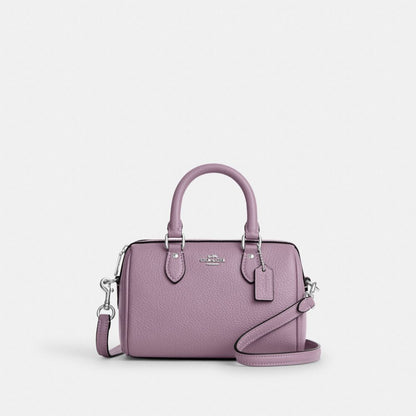 Coach Mini Rowan Crossbody Bag Silver Jasmine