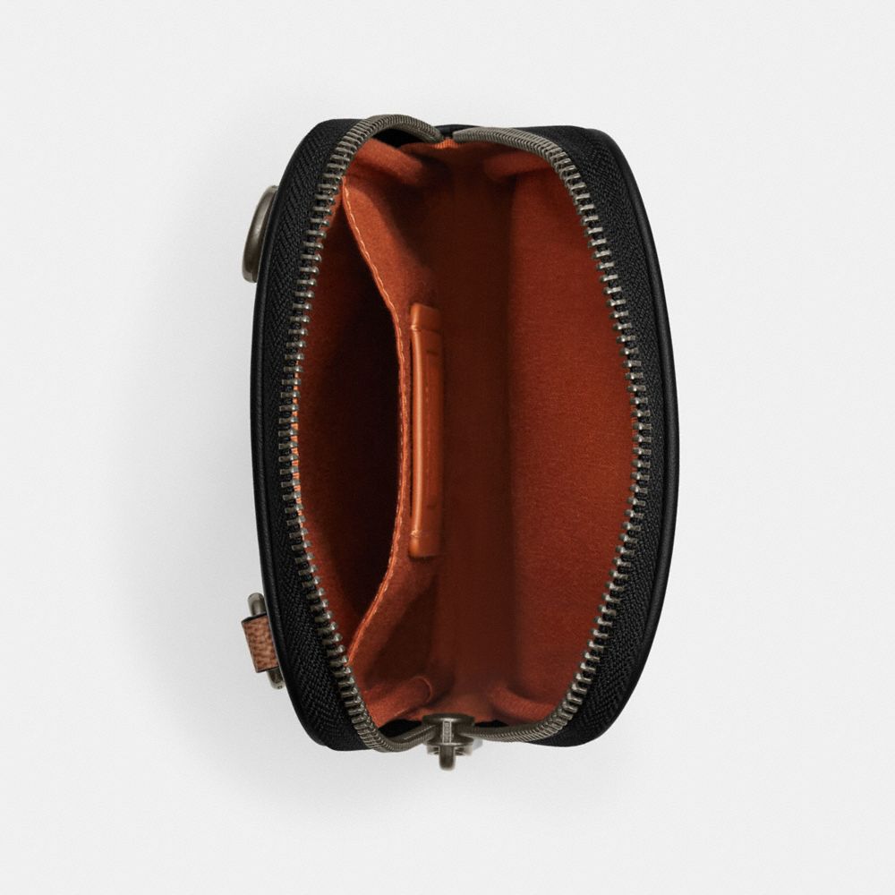 Aden Crossbody Bag In Signature Canvas Signature Canvas-Qb-Tan-Black Signature Canvas-Qb-Tan-Black