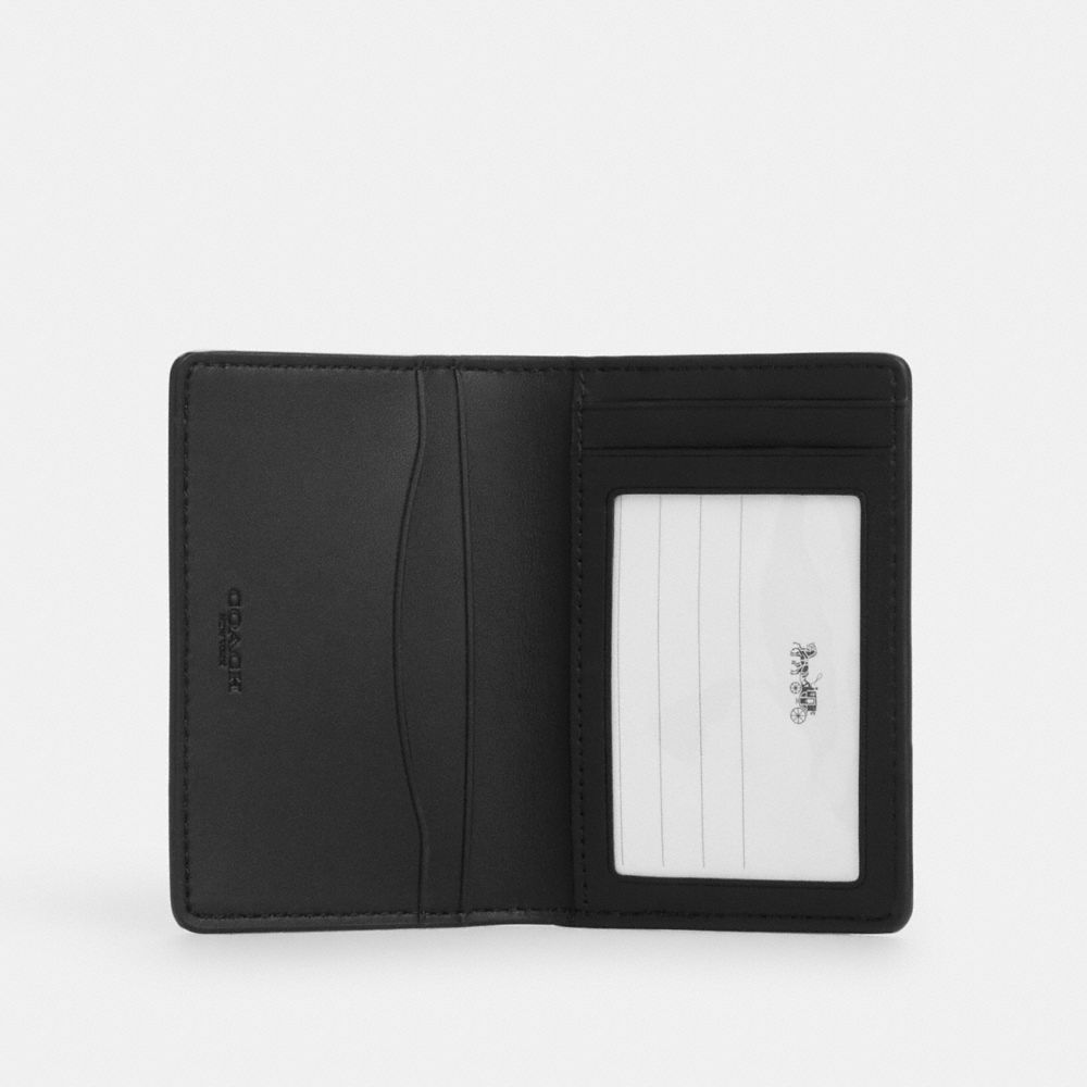 Id Wallet In Signature Canvas Signature Canvas-Tan & Black Signature Canvas-Tan & Black