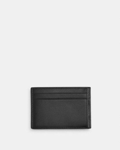 Compact Billfold Wallet In Signature Canvas Signature Canvas-Charcoal-Black Signature Canvas-Charcoal-Black