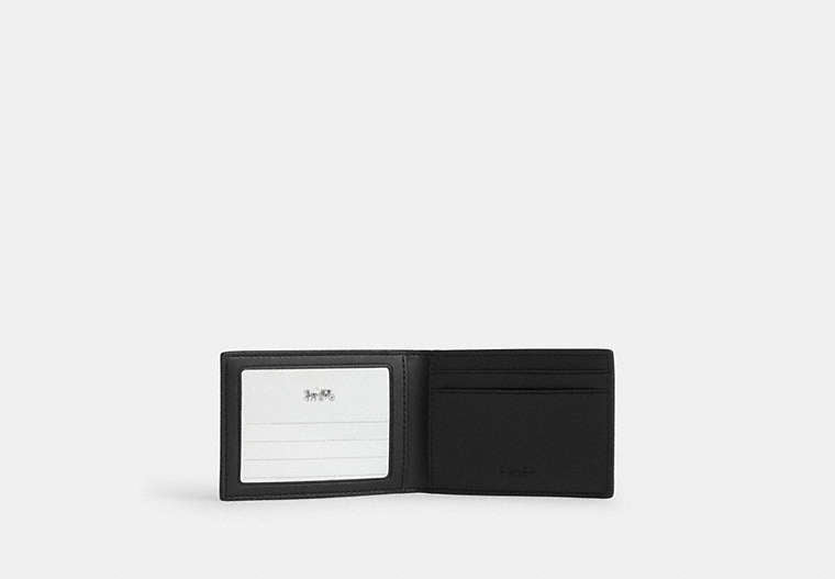 Compact Billfold Wallet In Signature Canvas Charcoal-Black Charcoal-Black