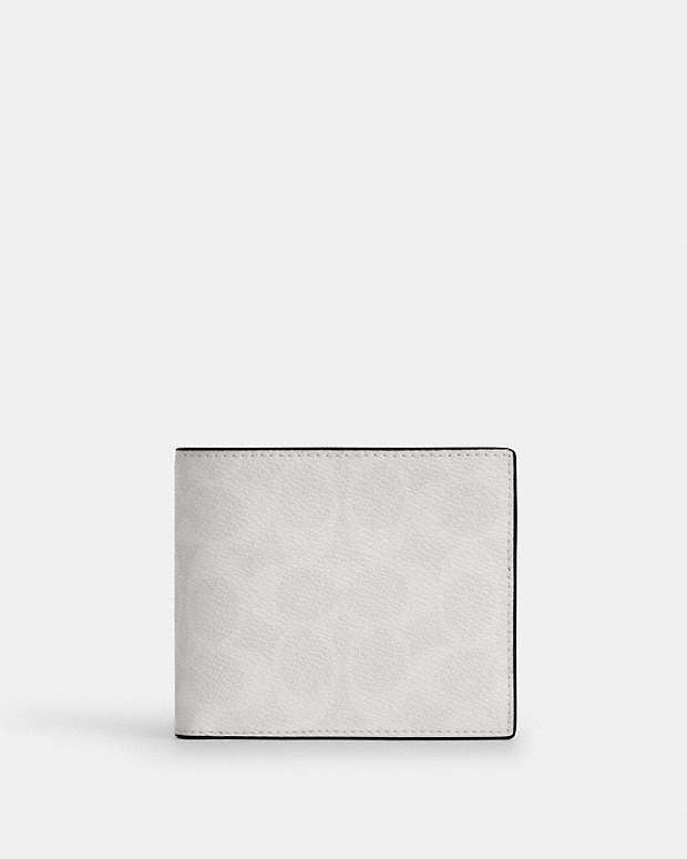 3 In 1 Wallet In Signature Canvas Signature Canvas-Chalk & Black Signature Canvas-Chalk & Black