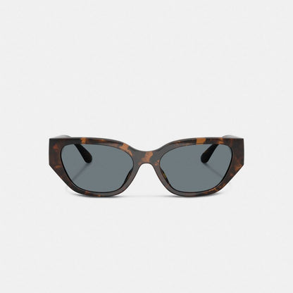 Coach Geometric Cat Eye Sunglasses Dark Tortoise