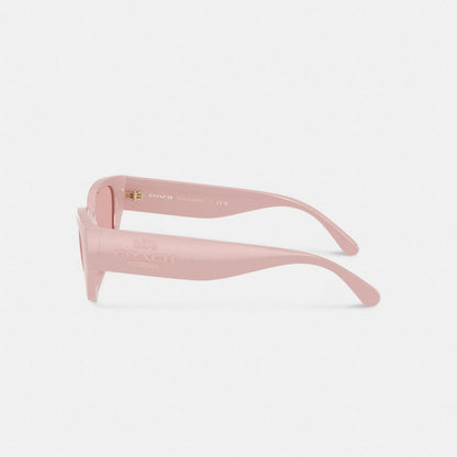 Coach Geometric Cat Eye Sunglasses Soft Pink