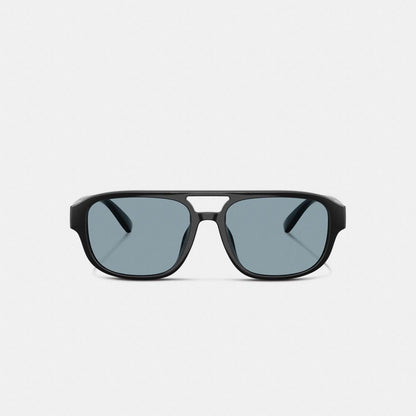 Coach Pilot Sunglasses Black