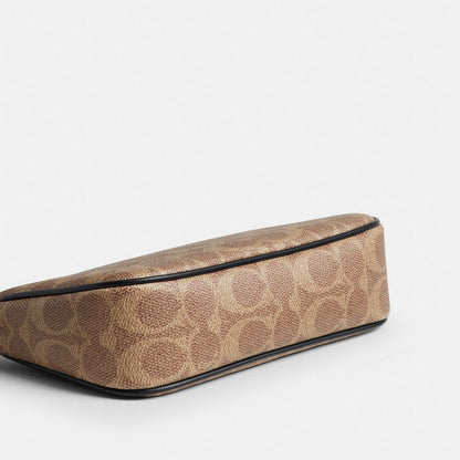 Coach Nolita 19 In Signature Canvas Gold Tan Black