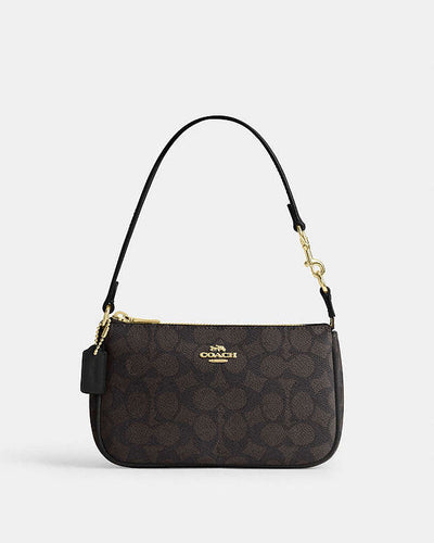 Nolita 19 In Signature Canvas Signature Canvas-Gold-Walnut-Black Signature Canvas-Gold-Walnut-Black