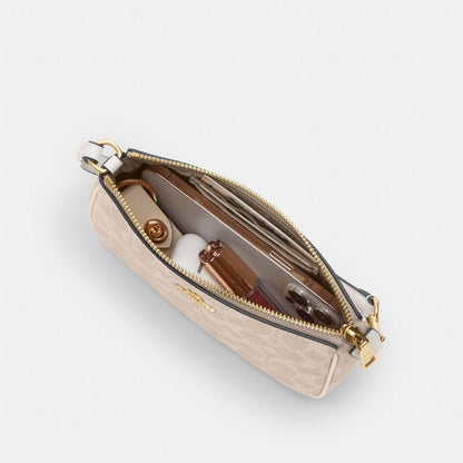 Coach Nolita 19 In Signature Canvas Gold Sand Chalk