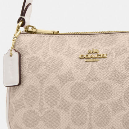 Coach Nolita 19 In Signature Canvas Gold Sand Chalk