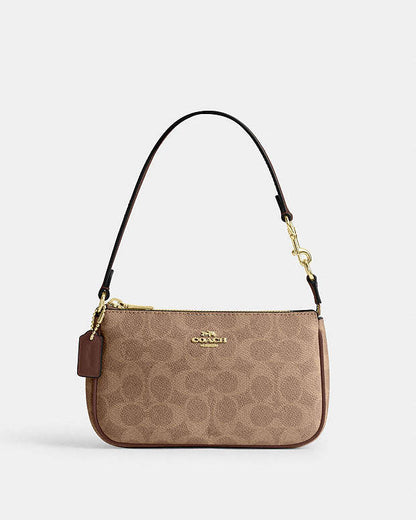Nolita 19 In Signature Canvas Signature Canvas-Gold-Tan-Brown Signature Canvas-Gold-Tan-Brown