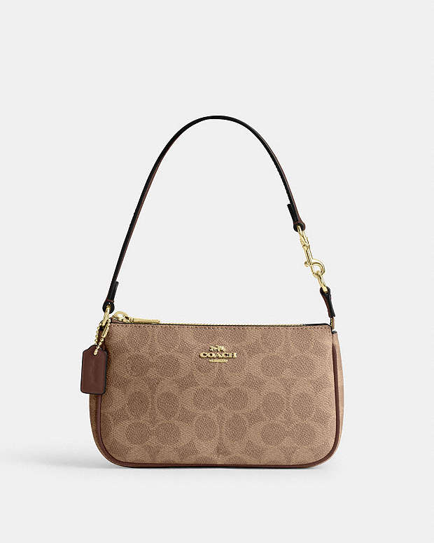Nolita 19 In Signature Canvas Signature Canvas-Gold-Tan-Brown Signature Canvas-Gold-Tan-Brown