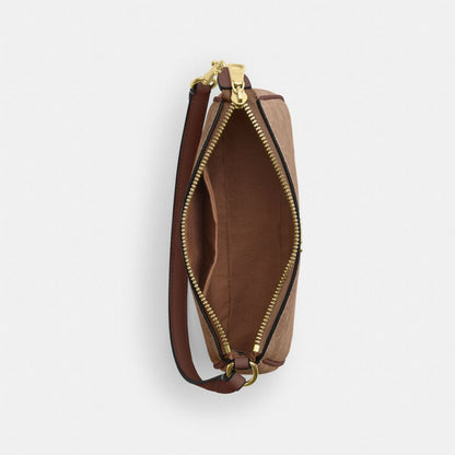 Coach Nolita 19 In Signature Canvas Gold Tan Brown