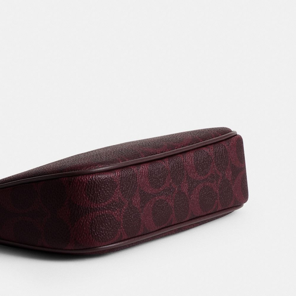 Coach Nolita 19 In Signature Canvas Gold/Black Currant