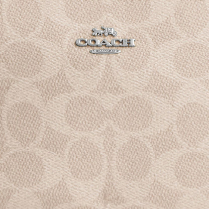 Coach Nolita 19 In Signature Canvas Silver Sand Taupe
