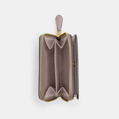 Coach New York Billfold Wallet Brass Ash