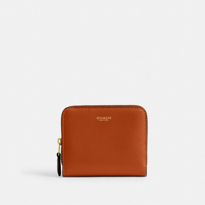 Coach New York Billfold Wallet Brass Toffee