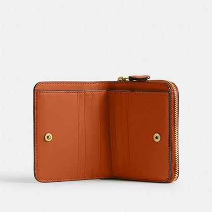 Coach New York Billfold Wallet Brass Toffee