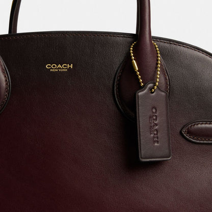 Coach Soft Empire Carryall Bag 40 Brass Merlot