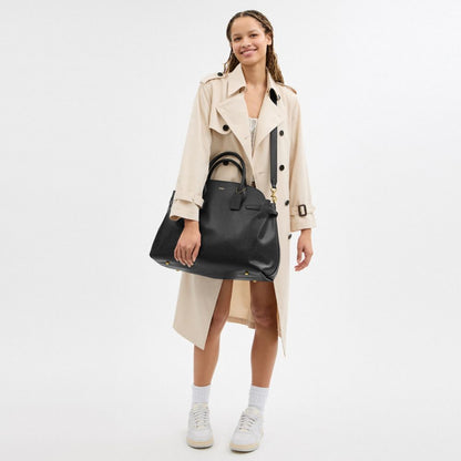 Coach Soft Empire Carryall Bag 48 Brass Black