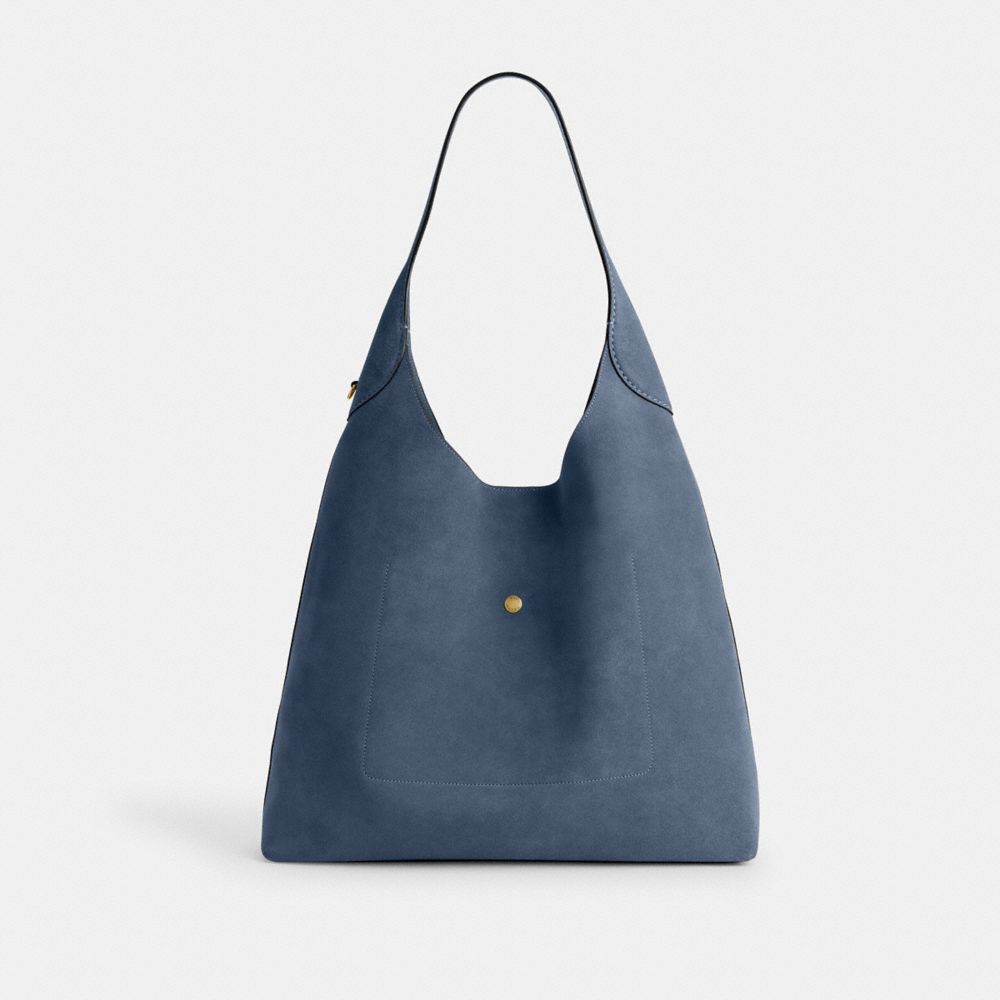 Coach Brooklyn Shoulder Bag 39 Brass Light Denim