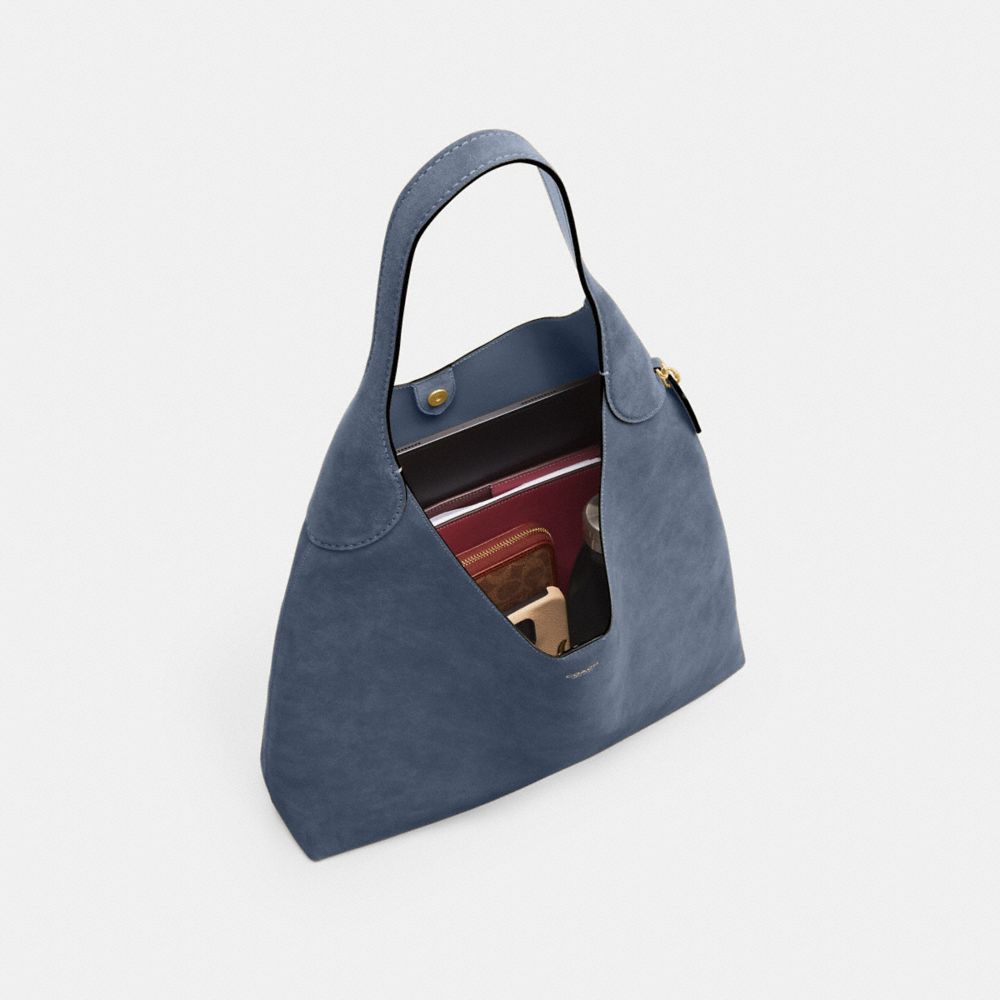 Coach Brooklyn Shoulder Bag 39 Brass Light Denim