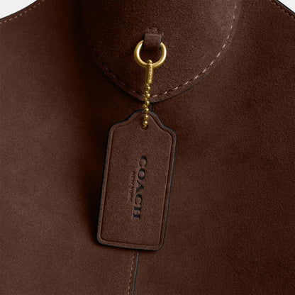 Coach Brooklyn Shoulder Bag 39 Brass Dark Chocolate