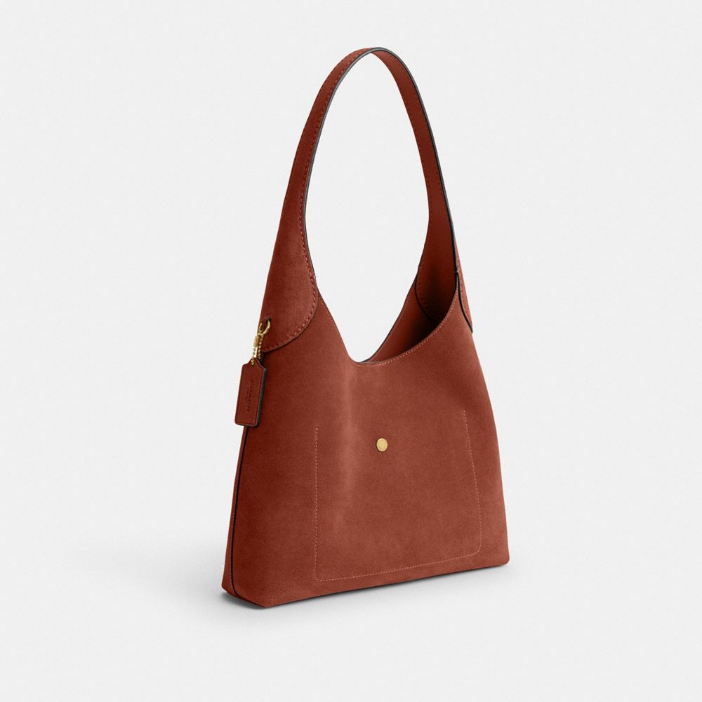 Coach Brooklyn Shoulder Bag 28 Brass Clay