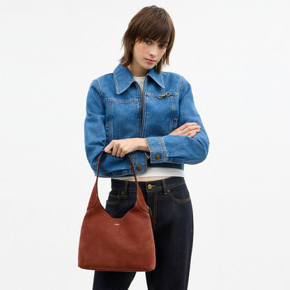 Coach Brooklyn Shoulder Bag 28 Brass Clay