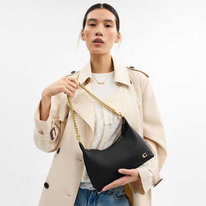 Coach Juliet Shoulder Bag 25 Brass/Black