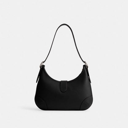 Coach Hamptons Hobo Bag Silver Black