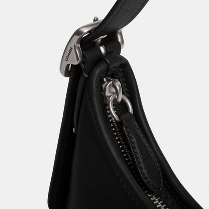 Coach Hamptons Hobo Bag Silver Black