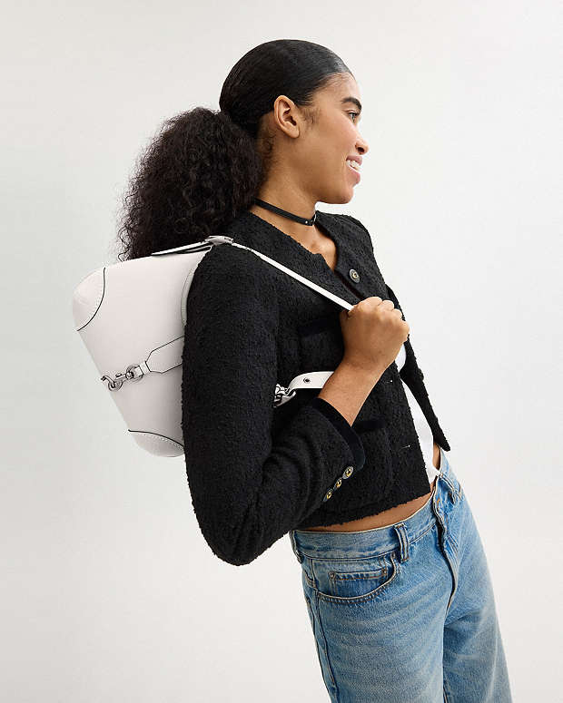 Hamptons Hobo Bag Glovetan Leather-Silver-Chalk Glovetan Leather-Silver-Chalk