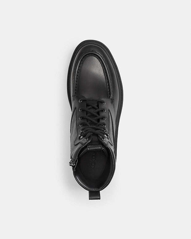 Connor Boot In Signature Canvas Black Black